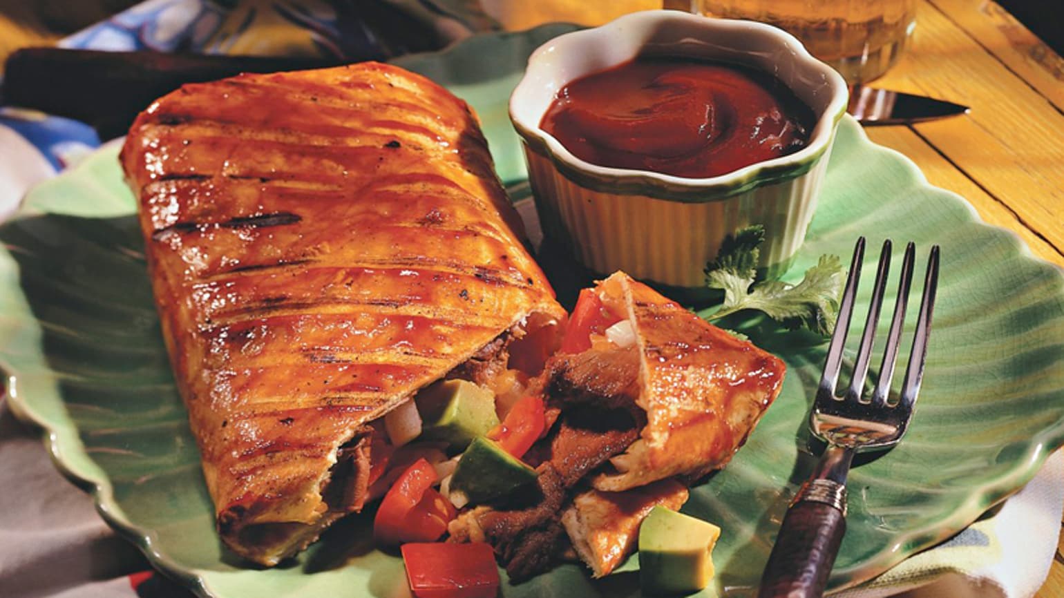 Barbecued Burritos & Betty Crocker's Recipe Old El Paso